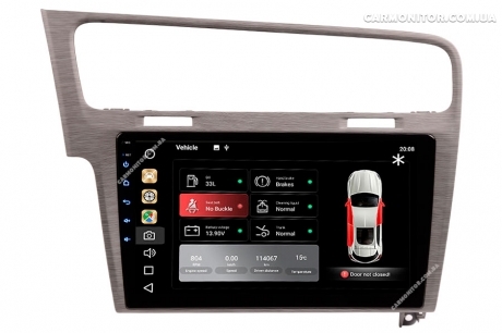 Штатная магнитола Volkswagen Golf 7 2013+ Mignova VGO-7913 Silver Android, фото 10