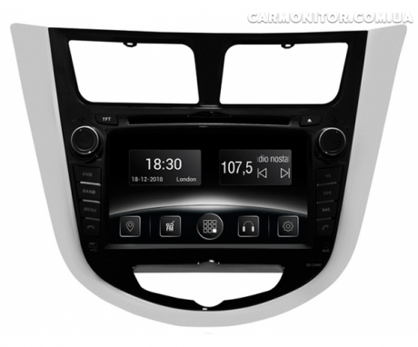 Штатная магнитола Hyundai Accent (RB) 2010-2015 Gazer CM5007-RB Android