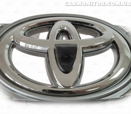 Камера переднего вида для Toyota Camry V50 (2012+), RAV4 (2013+), Yaris III (2013+) в логотип