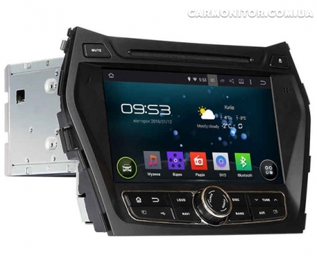 Штатная магнитола Hyundai Santa Fe 2013+ (IX-45) Incar AHR-2483A5 Android, фото 2