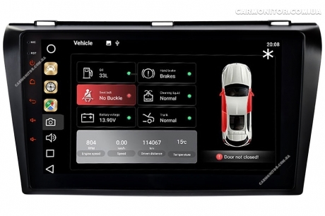 Штатная магнитола Mazda 3 2004-2009 Mignova MA3-7904 Pro Android, фото 8