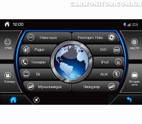 Меню штатной магнитолы для Volkswagen Amarok Phantom DVM-1820G i6