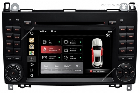 Штатная магнитола Mercedes A, B Class Mignova MBV-7909 Android, фото 8