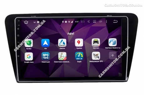 Штатная магнитола Skoda Oktavia A7 Mignova CarPad SKO-7813 Android, фото 4