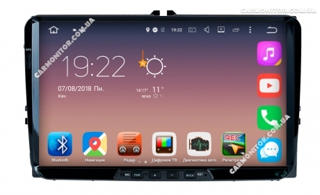 Штатная магнитола Skoda Superb Mignova CarPad VPA-7810-9 Android, фото 5