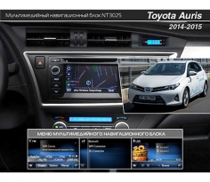 Мультимедийный навигационный блок Navitouch NT3025 для Toyota Auris 2014+