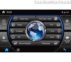 Меню штатной магнитолы для Nissan Tiida Phantom DVM-1325G i6