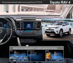 Мультимедийный навигационный блок для Toyota RAV4 2014+ NaviTouch NT3025, фото 2