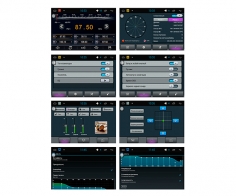 Универсальная магнитола SoundBox Star Trek ST-6170 Android, дисплей