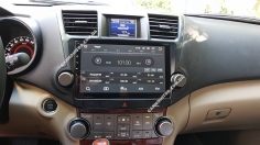 Установка штатной магнитолы Toyota Highlander 2009-2012 Mignova CarPad THL-7810 Android, фото 3
