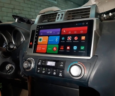 Штатная магнитола Toyota LC Prado 150 2013-2017 RedPower 31265 R IPS DSP Android, в автомобиле