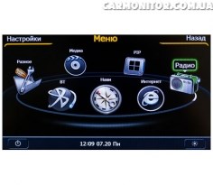 Меню штатной магнитолы Winca S100 C001i для Nissan Juke