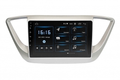 Штатная магнитола Hyundai Accent 2017+ XTA-2402R INCar Android с штатным усилителем