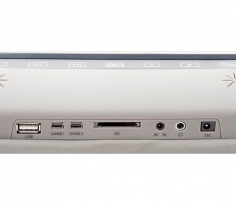Подголовник с монитором и DVD-проигрывателем KLYDE Ultra 790 FHD серый, фото 2