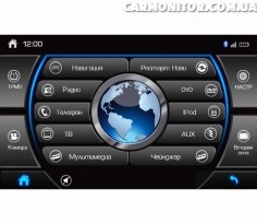 Меню штатной магнитолы для Scirocco Phantom DVM-1820G i6