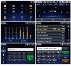 Меню штатной магнитолы для L200 PMS S55012