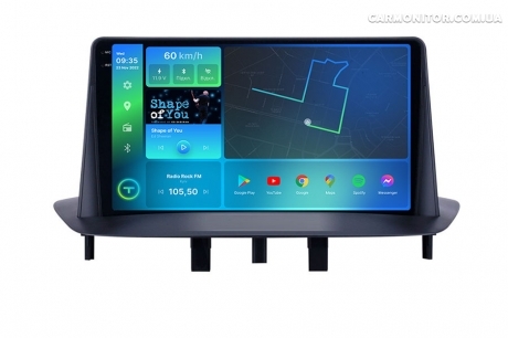 Штатна магнітола Torssen 2K Renault Megane 09-13 F96128 4G Carplay DSP