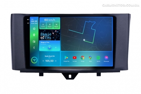 Штатна магнітола Torssen 2K Smart ForTwo 11-17 F96128 4G Carplay DSP
