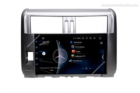 Штатная магнитола Toyota Prado 150 Lux 2010-2013 Mignova TLP-7910 Android gray, фото 3